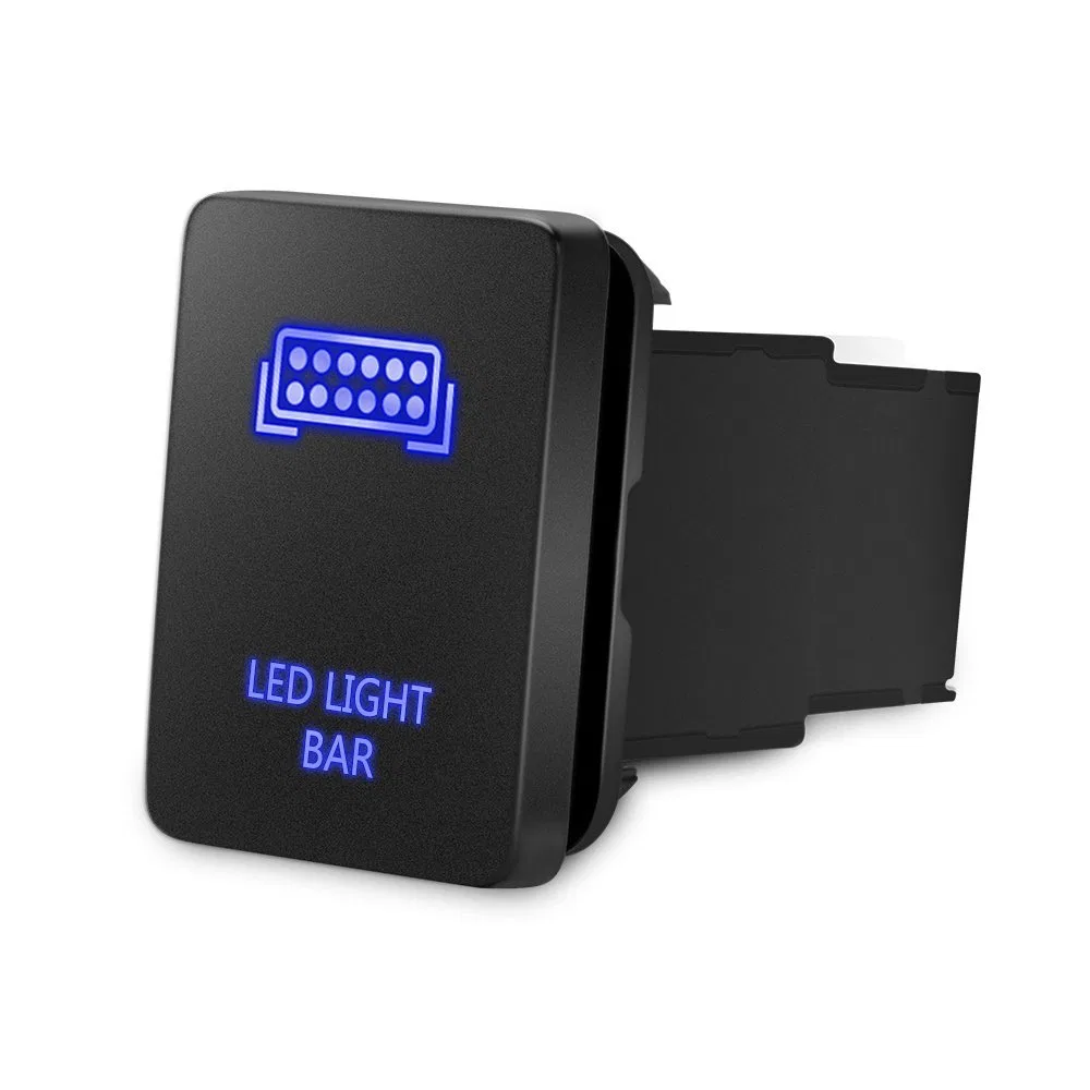 CR2385 – CALI RAISED Multi Purpose Switch, On-Off LED Light Bar Logo 12 Volt Rocker Rectangular Blue - view 3